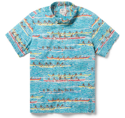 Canoe Racing - Blue