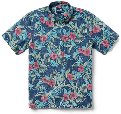 Palm Floral - Navy