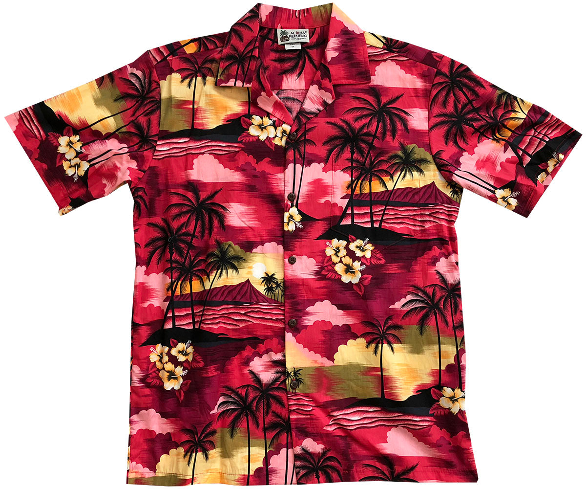 Hawaiian Sunset - Red