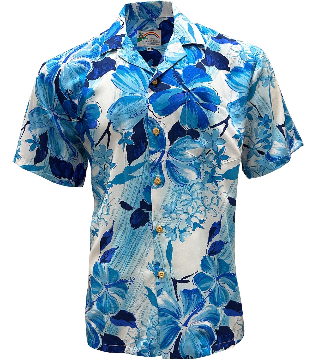 Watercolor Hibiscus - Blue