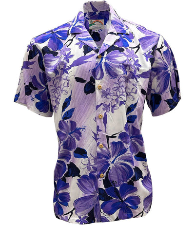 Watercolor Hibiscus - Purple